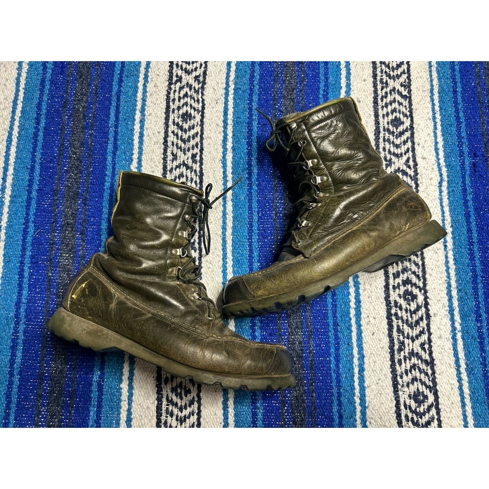 Leather Boots TED WILLIAMS SEARS Men's Size 8.5 Hunting Combat Lace Vintage 1950
